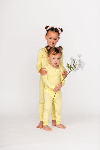 Kids Lemon Pajama Set | Tiny Talulah