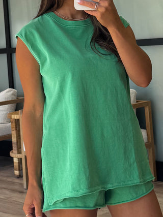 Kam Two-Piece Set | Emerald