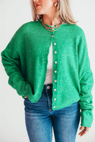 Isla Cardigan | Kelly Green