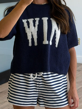 Kickoff Stripe Drawstring Shorts
