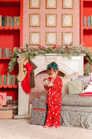 Kids Night Before Christmas Buttoned Set | Unisex | Tiny Talulah