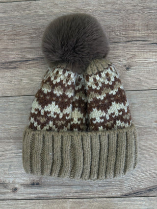 Polar Knit Pom Beanie | 4 Colors Available