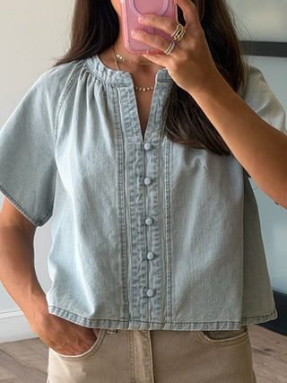 Drift Denim Top
