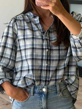 Timberline Plaid Button-Down Top | Coastline