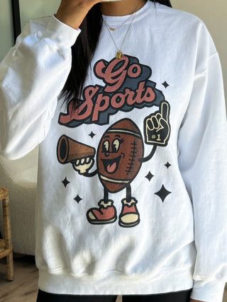 "Go Sports" Graphic Sweatshirt | +Plus Available