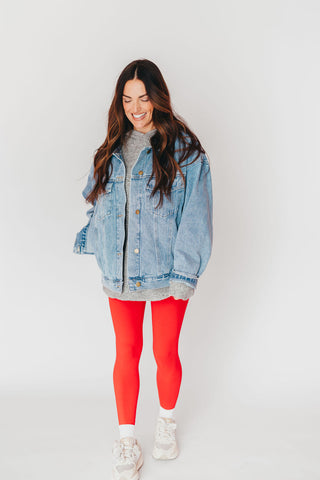 Butter Soft Leggings 2.0 | Red | +Plus Available