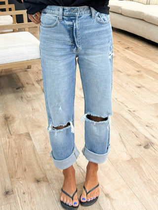 Vito Super High Rise Jeans | Light Wash | RESTOCK