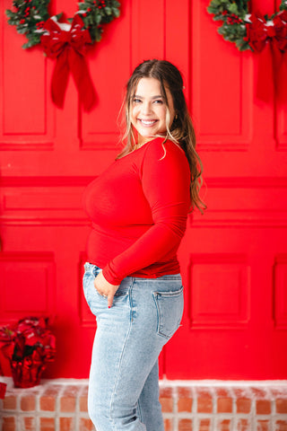 All Day Long Sleeve | Red