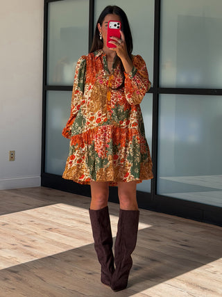 Pinecrest Patchwork Dress