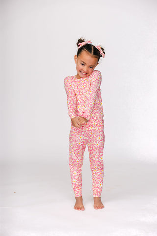 Kids Ditsy Daisy Pajama Set | Tiny Talulah