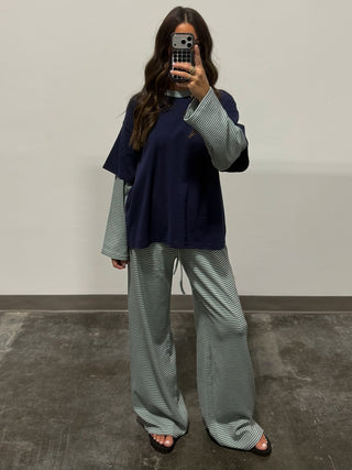 Double Up Lounge Pants | Lagoon