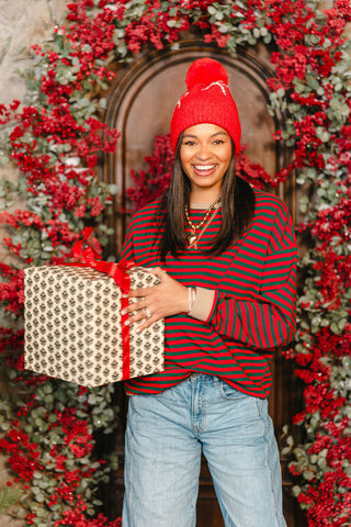 Ledger Stripe Pullover | Holiday Season