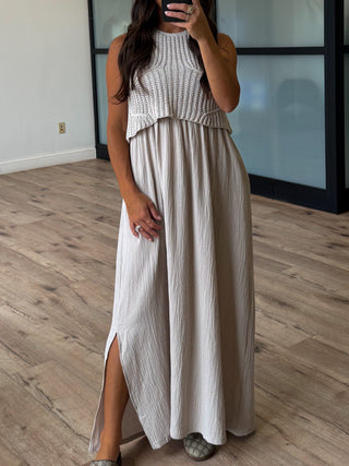 Morning Fog Layered Dress