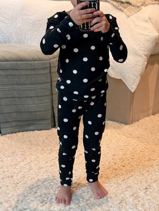Polka Dot Ribbed Two-Piece Set | Tiny Talulah