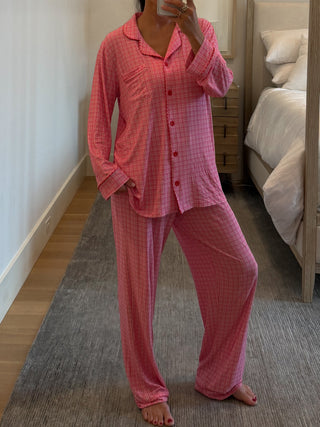 Pink Picnic Women's Pant Set | +Plus Available