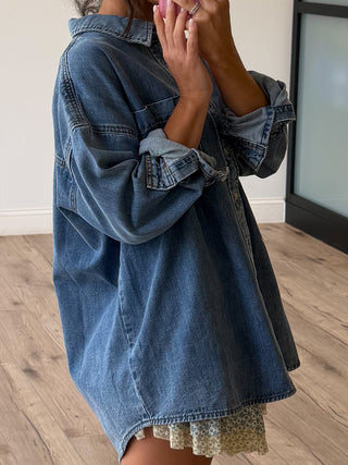 Old Soul Denim Shacket | Medium Wash | +Plus Available | RESTOCK