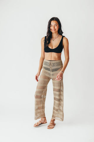 Vieste Crochet Knit Pants