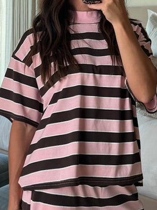 Sugar Rush Mock Neck Short Sleeve Tee