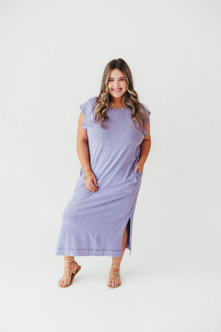 On The Go Midi Dress | Lavender