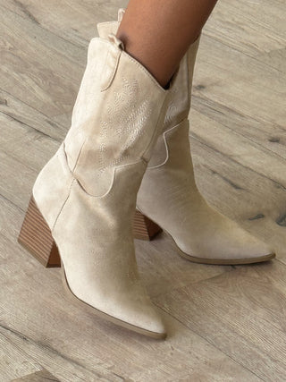 Boone Western Boot | Taupe