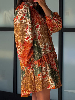 Pinecrest Patchwork Dress