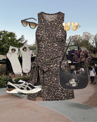 Leopard Active Wrap Romper