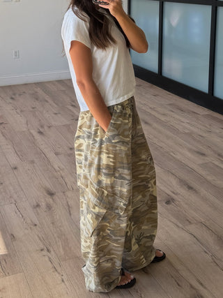 At Ease Camo Baggy Pants