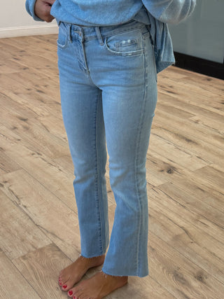 Lele Crop Flare Jeans | RESTOCK