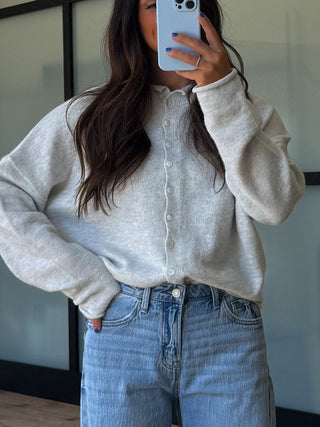 Isla Cardigan | Light Grey | RESTOCK