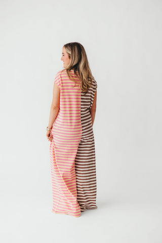 Lia Stripe Jumpsuit | Neapolitan | +Plus Available