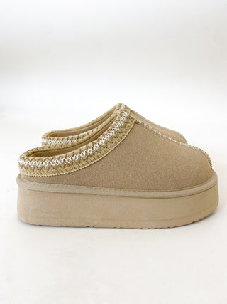 Tazza Platform Slide | Sand | RESTOCK