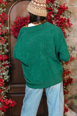 Cookie Cottage Fuzzy Cardigan