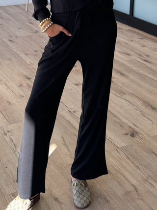 At Your Leisure Lounge Pants | Black | RESTOCK