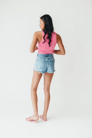 Afterglow Tank Bodysuit | Bubblegum