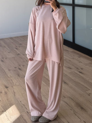 Another Day Brush Knit Pullover | Peony