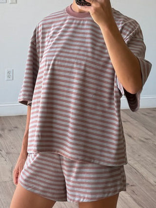 In The Air Relaxed Tee | Smoky Rose