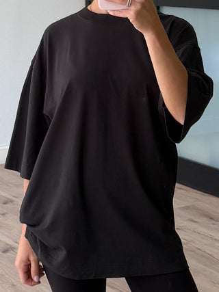 Overcast Oversized Tee | Black