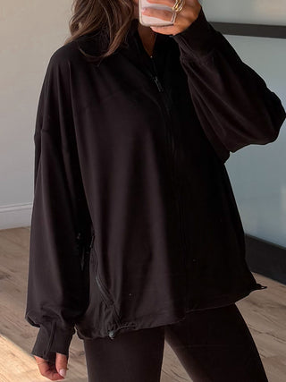 Aero Zip Active Jacket | Black