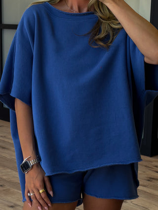 Worn Well Oversized Top | Royal Blue