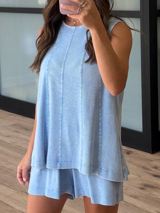 Drift Two Piece Set | Sky Blue
