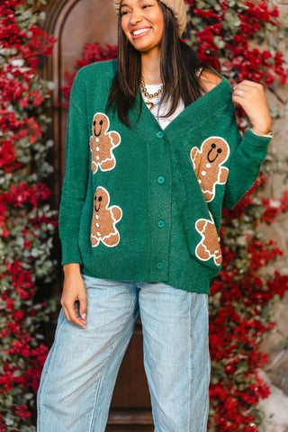 Cookie Cottage Fuzzy Cardigan