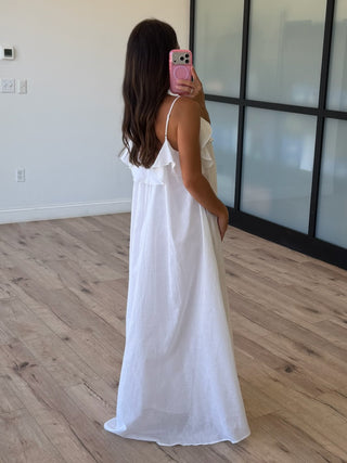Primrose Maxi Dress | White