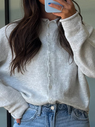 Isla Cardigan | Light Grey | RESTOCK
