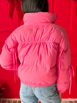 Anchorage Puffer Jacket | Pink