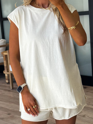 Kam Two-Piece Set | Cream