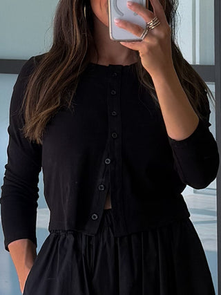 Simply Put Cardigan + Skirt Set