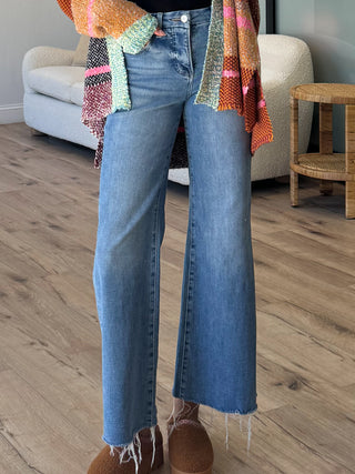 Dane Wide Leg Jeans | +Plus Available