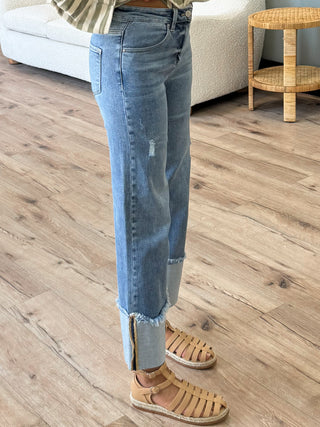 Carolina Cuff Jeans | RESTOCK