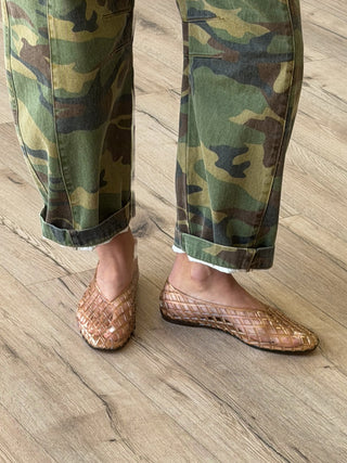 Jelly Mesh Ballet Flats | Natural | RESTOCK