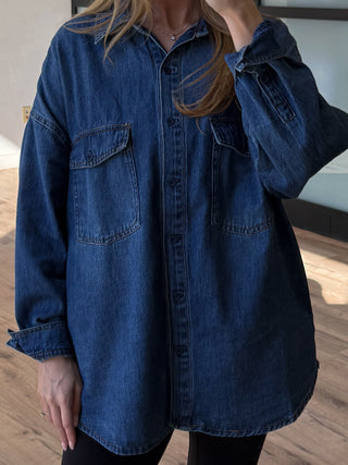 Sutherland Denim Shacket | +Plus Available | RESTOCK